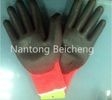 Durable Cut Resistant Glove Red Pu Coated With 5 Level PU Cut-Resistance