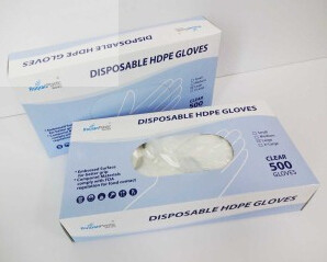 Hete Verkoop Beschikbare PE Handschoen in Doos
