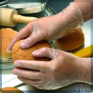 powdered&amp; poeder vrije vinylhandschoenen/de niet-steriele beschikbare gepoederde fabrikant van pvc handschoen