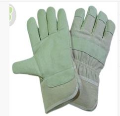 OEM de Handschoenen van het Leer van de Huid van het Varken van de Korrel van de Veiligheid met Witte Katoenen Rug